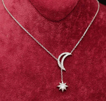 Colier din Argint 925 Silver Star & Moon