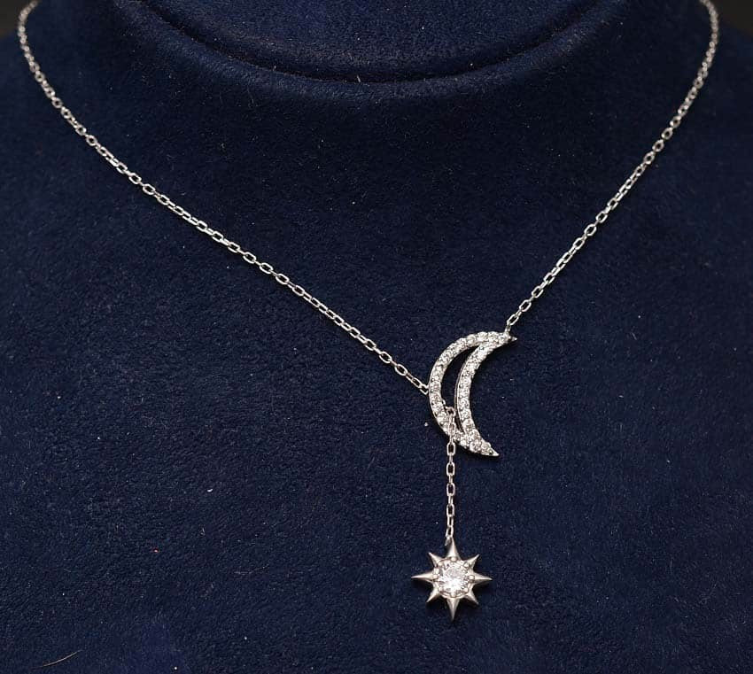 Colier din Argint 925 Silver Star & Moon