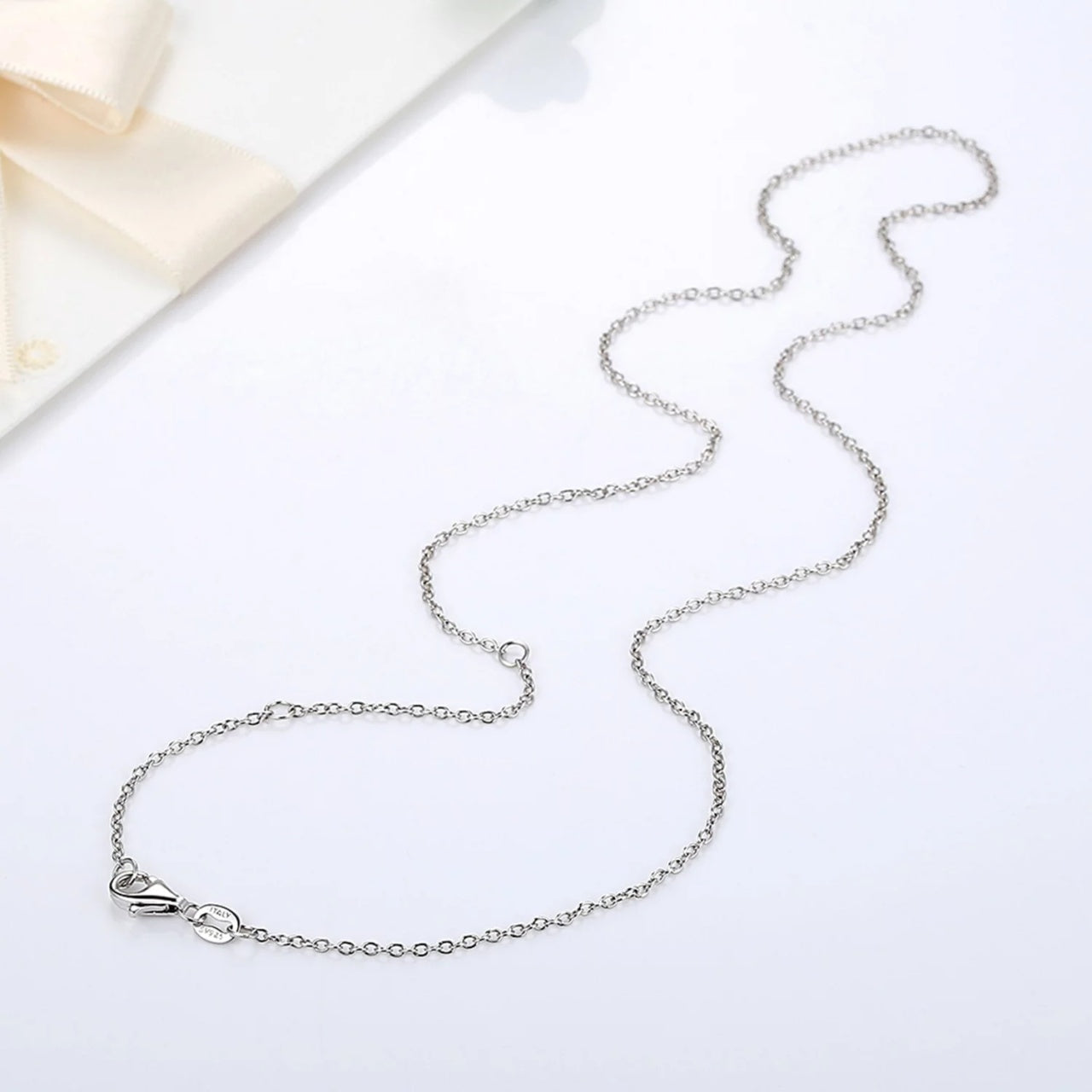 Colier din argint Silvery Chain, Argint 925, Pentru Femei