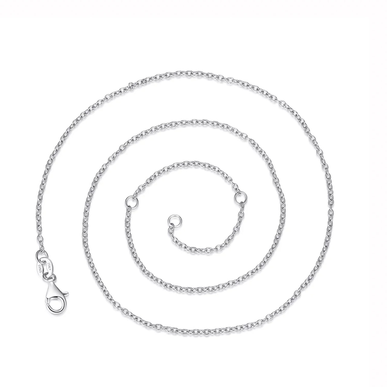 Colier din argint Silvery Chain, Argint 925, Pentru Femei