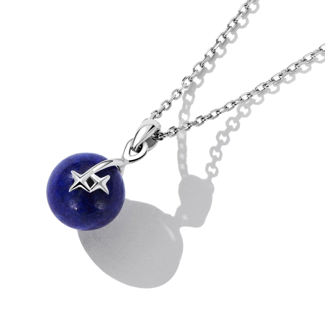 Colier din argint Starry Galaxy, Argint 925, Pentru Femei
