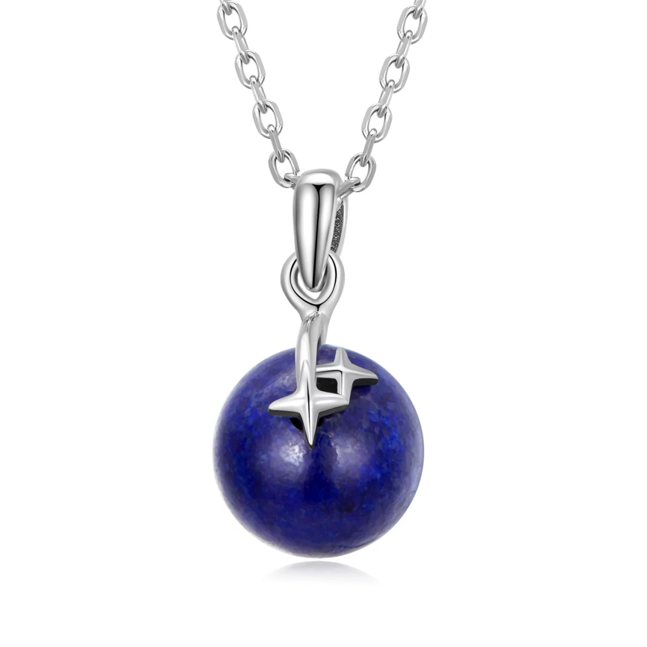 Colier din argint Starry Galaxy, Argint 925, Pentru Femei