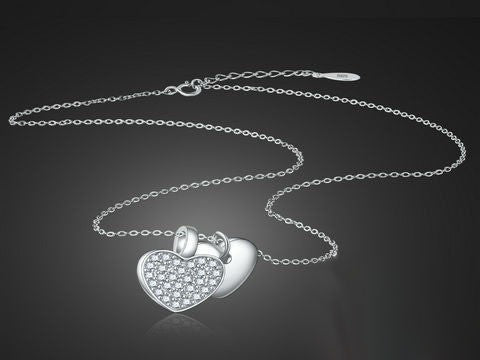 Colierul din Argint 925 Heart in Heart 2.5g
