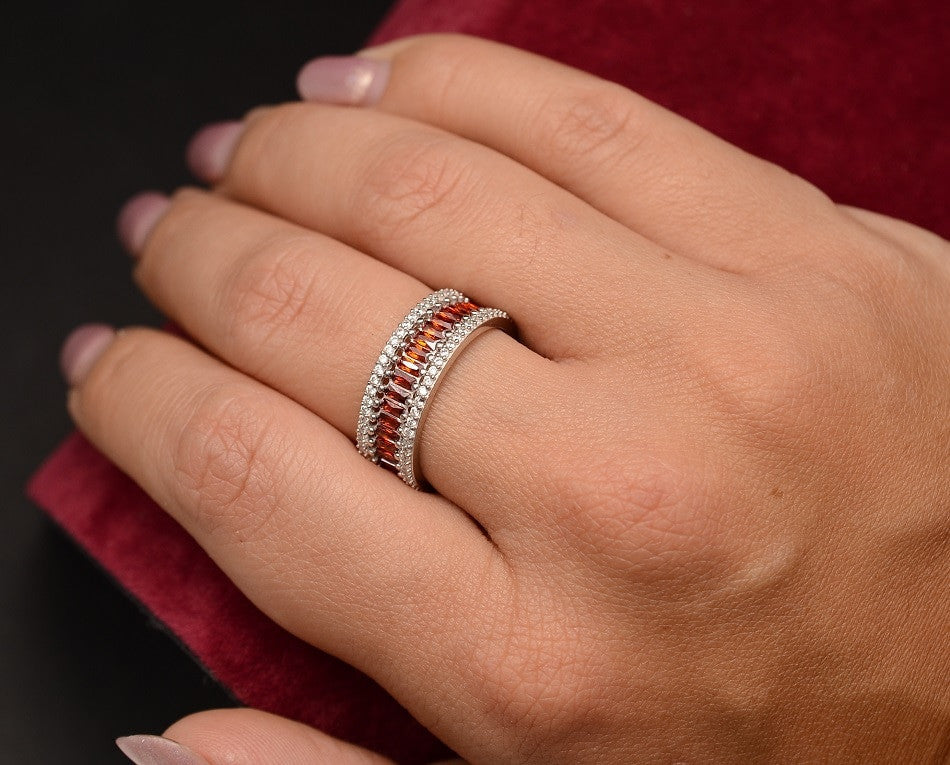Inel Argint 925 cu Zirconii CHIHLIMBAR 5g