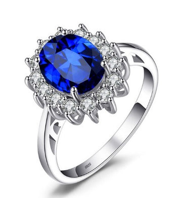 INEL Argint 925 CU Zirconiu BLUE SAPPHIRE 3.5g