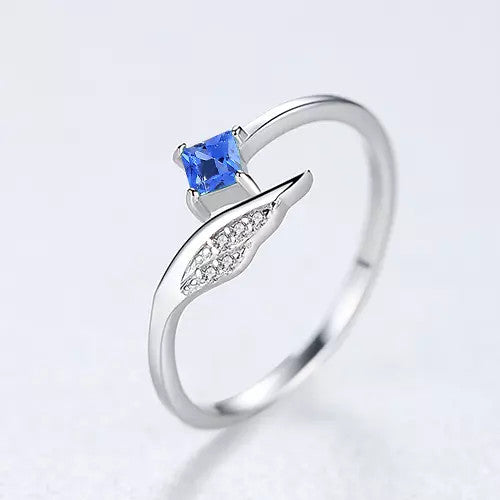 Inel Argint 925 reglabil finut -BLUE 1.14g