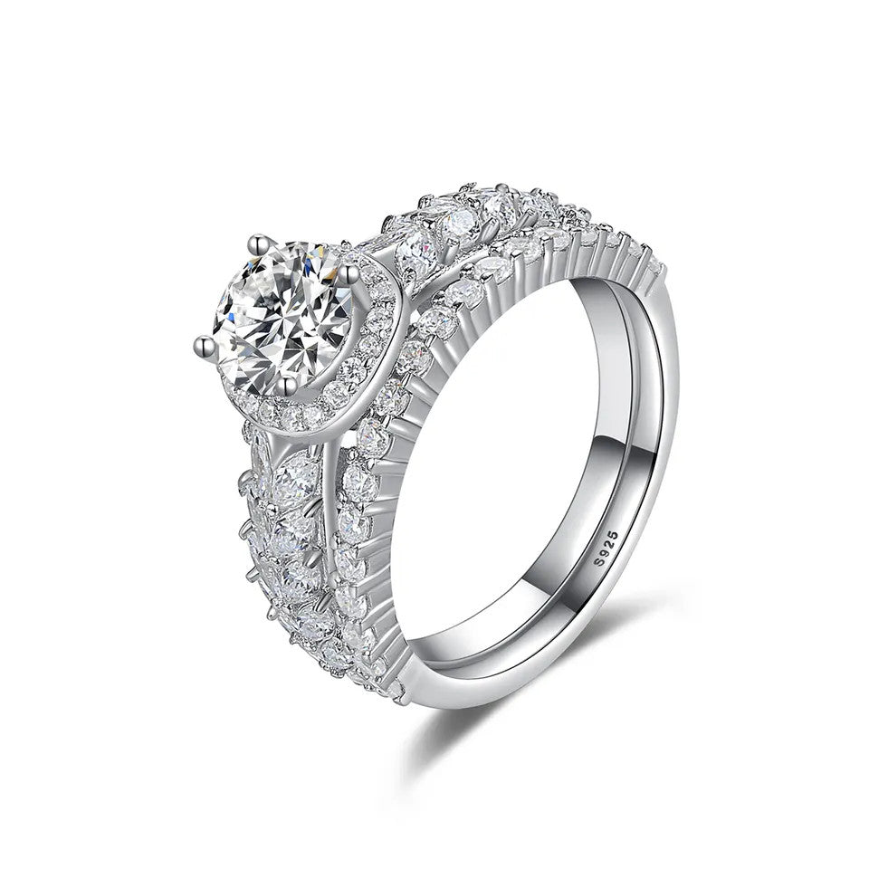 Inel Argint 925 Set 2 in 1 Lady Thin Stack 3.8g