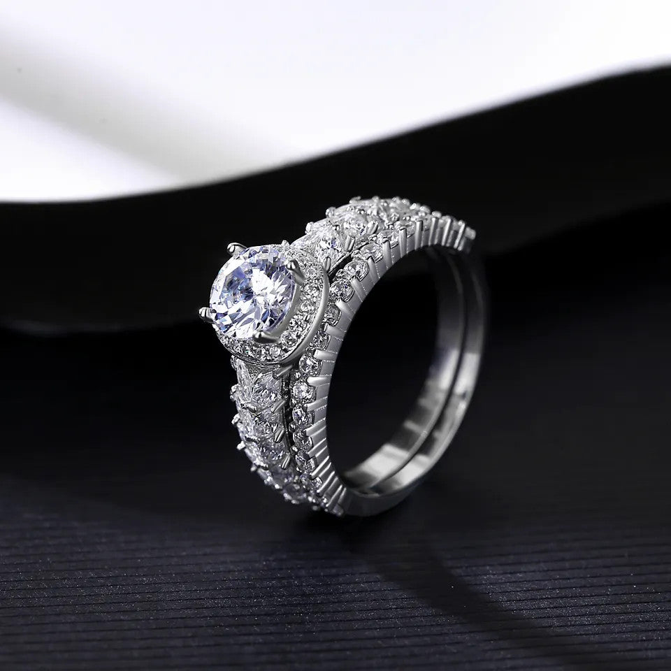 Inel Argint 925 Set 2 in 1 Lady Thin Stack 3.8g