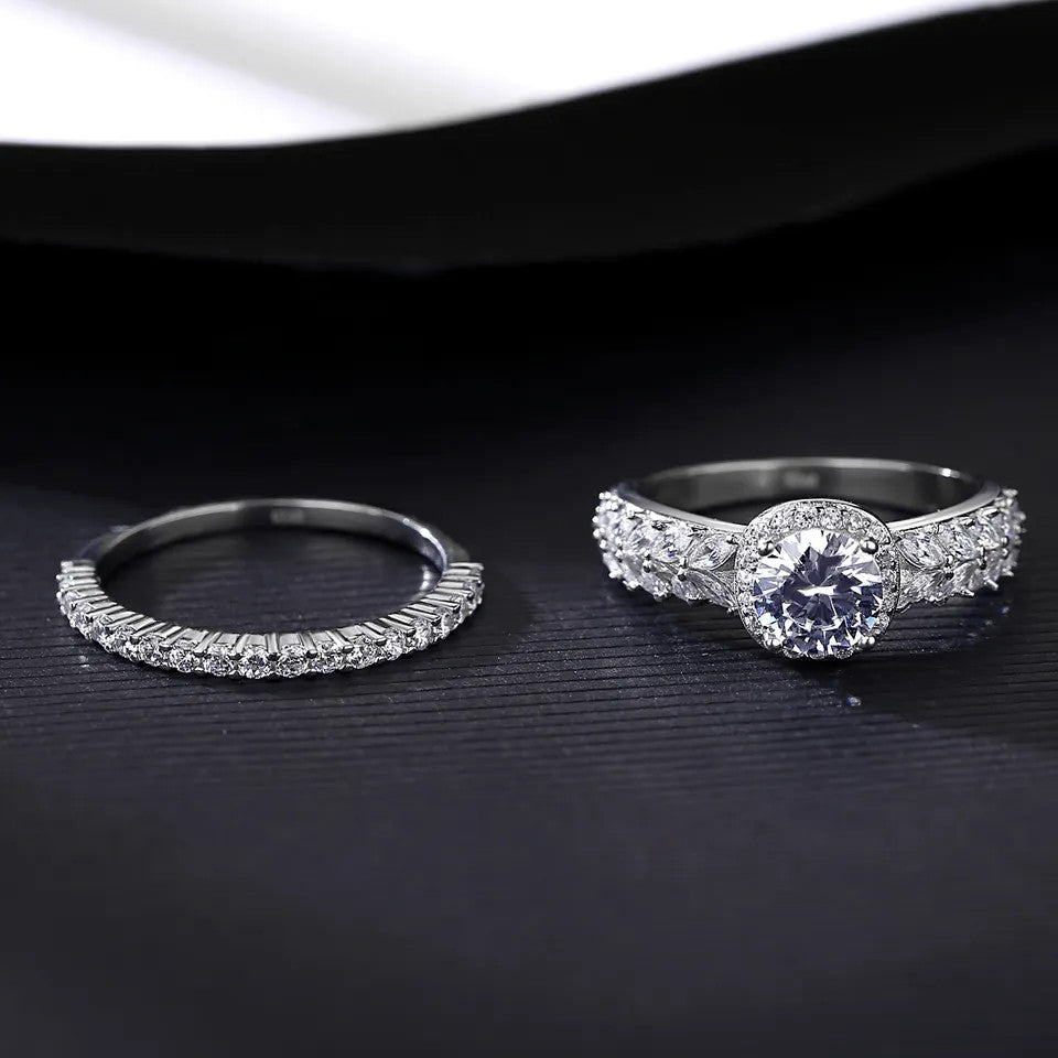 Inel Argint 925 Set 2 in 1 Lady Thin Stack 3.8g