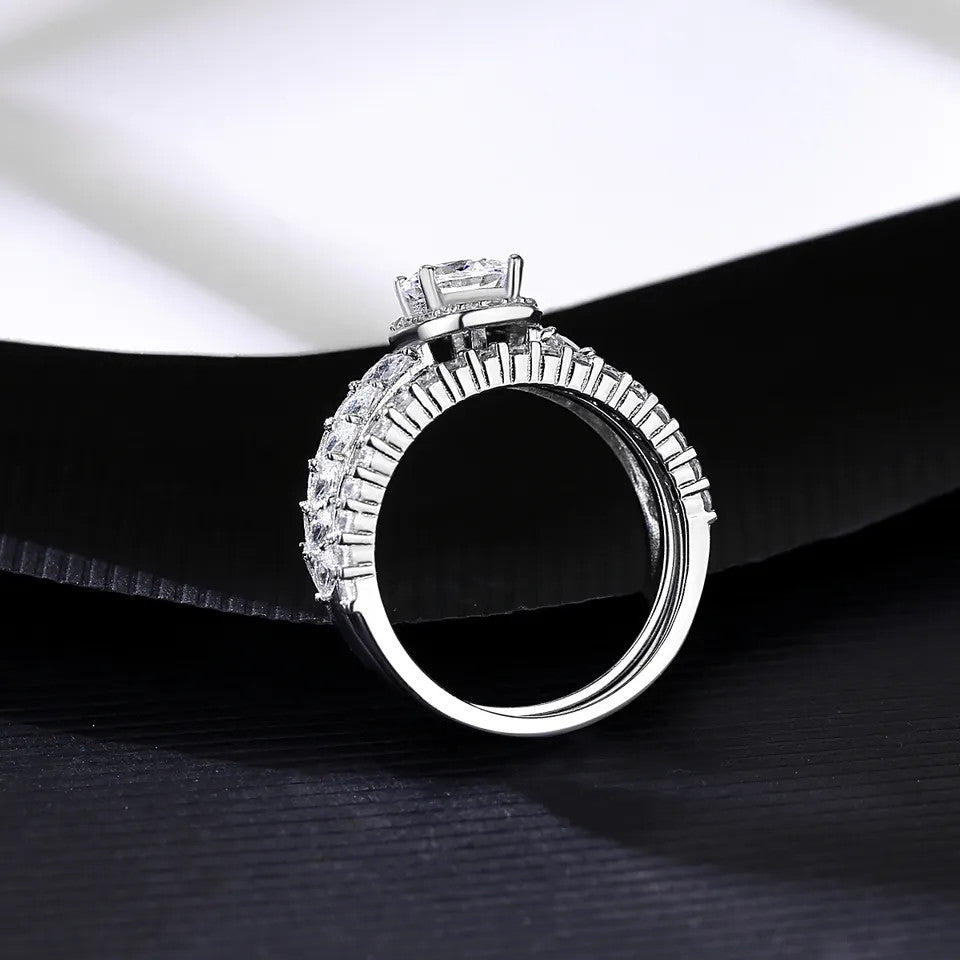Inel Argint 925 Set 2 in 1 Lady Thin Stack 3.8g