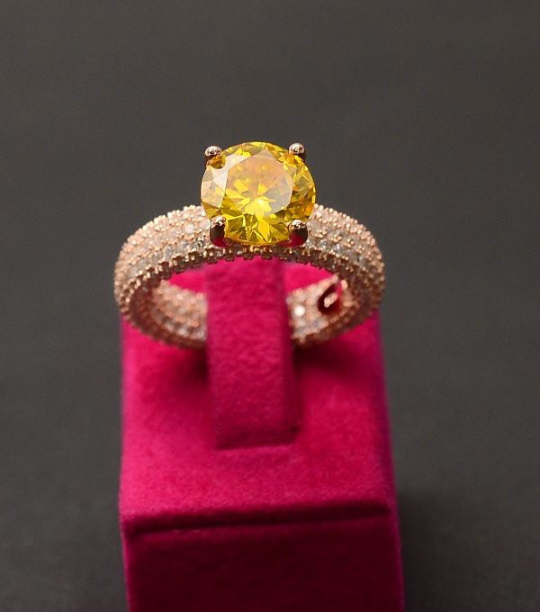 Inel din Argint 925 Perfect Engagement Ring Yellow 9.1g