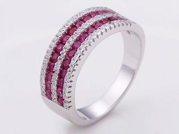 Inel din Argint 925 Pink Elegant 5g