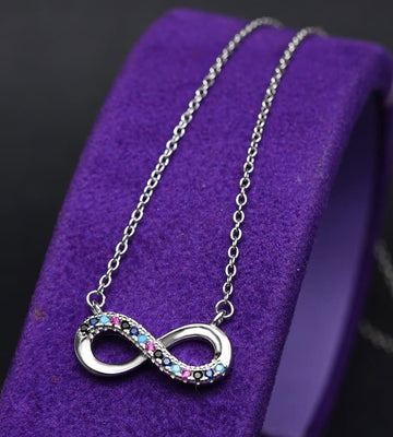 Lant din Argint 925 -INFINIT MULTICOLOR