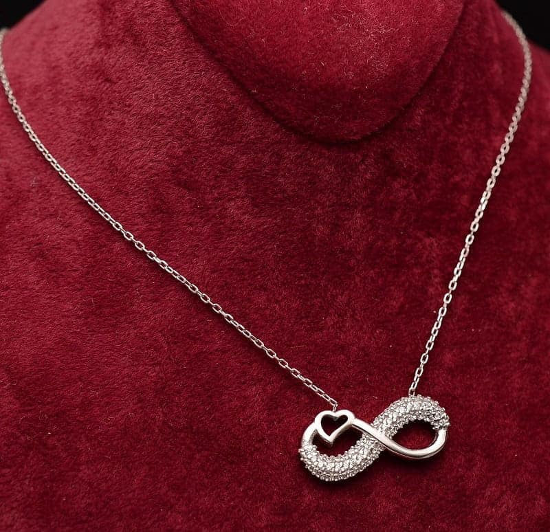 Lantisor Cu Pandativ DIn Argint 925 Infinity Love