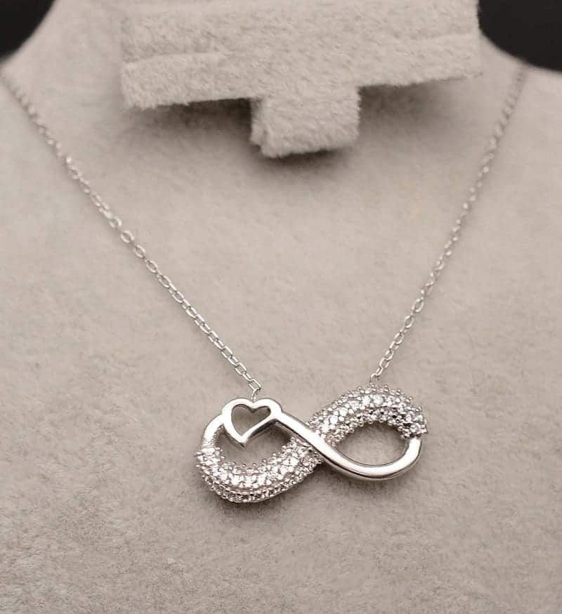Lantisor Cu Pandativ DIn Argint 925 Infinity Love