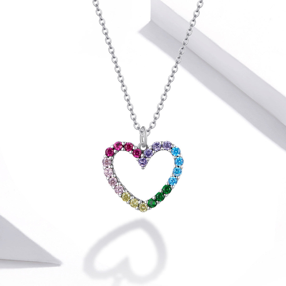 Lantisor Cu Pandativ DIn Argint 925 Inima Love 3.2g