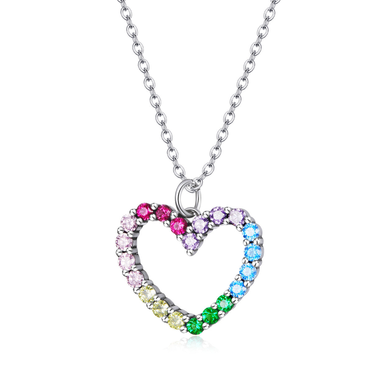 Lantisor Cu Pandativ DIn Argint 925 Inima Love 3.2g