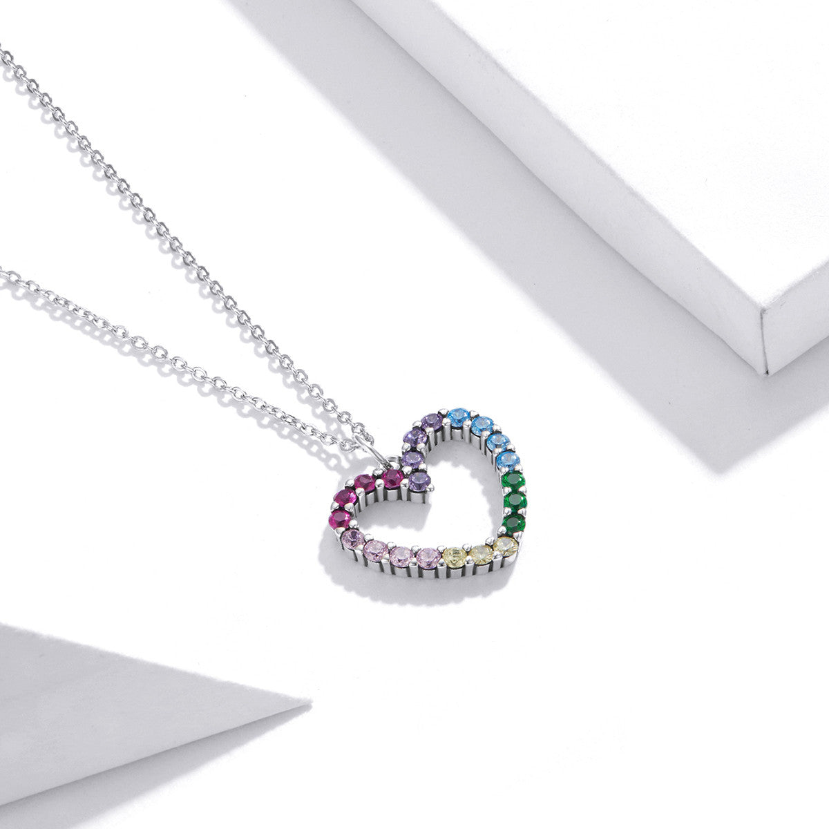 Lantisor Cu Pandativ DIn Argint 925 Inima Love 3.2g