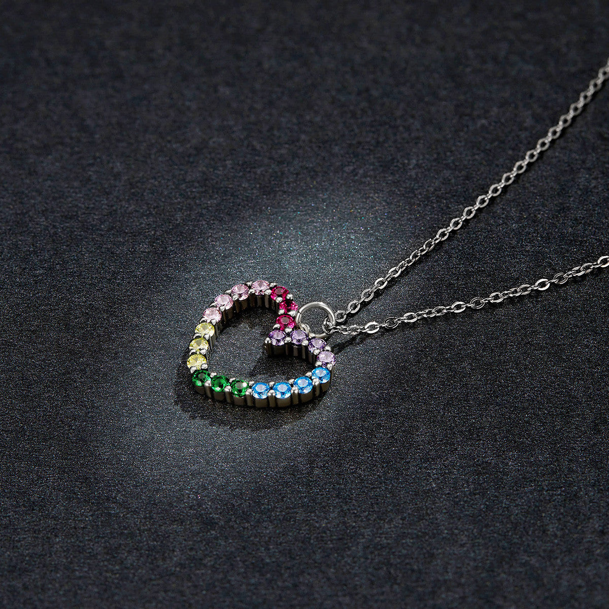 Lantisor Cu Pandativ DIn Argint 925 Inima Love 3.2g