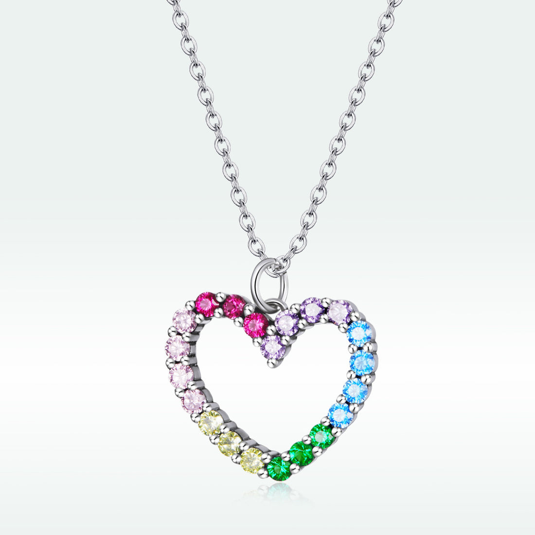 Lantisor Cu Pandativ DIn Argint 925 Inima Love 3.2g