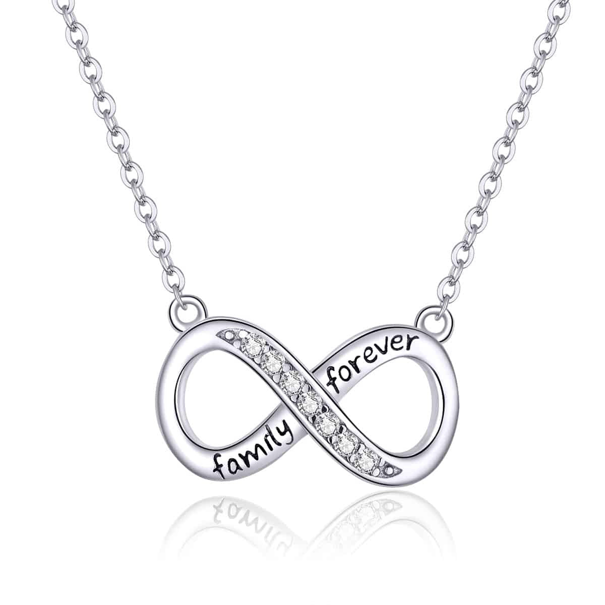 Lantisor Din Argint 925 FAMILY FOREVER 2.5g