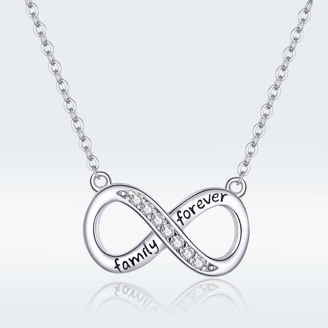 Lantisor Din Argint 925 FAMILY FOREVER 2.5g
