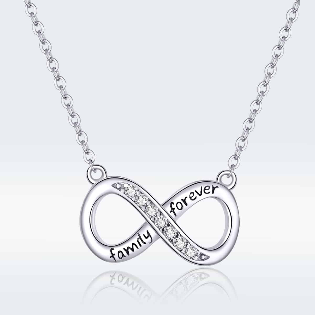 Lantisor Din Argint 925 FAMILY FOREVER 2.5g