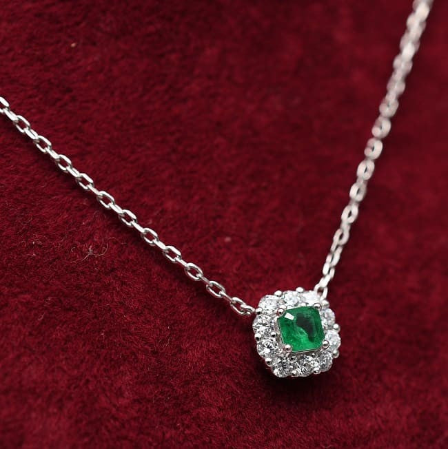 Lantisor Din Argint 925 Green