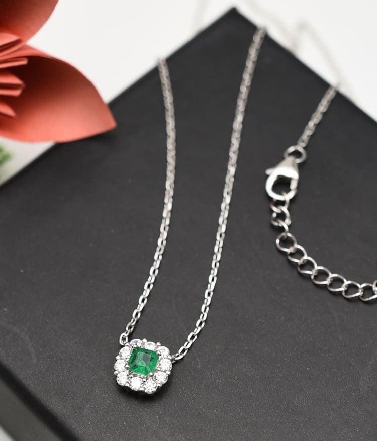 Lantisor Din Argint 925 Green