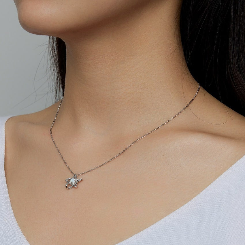 Lantisor Din Argint 925 OPAL STAR 2.5g