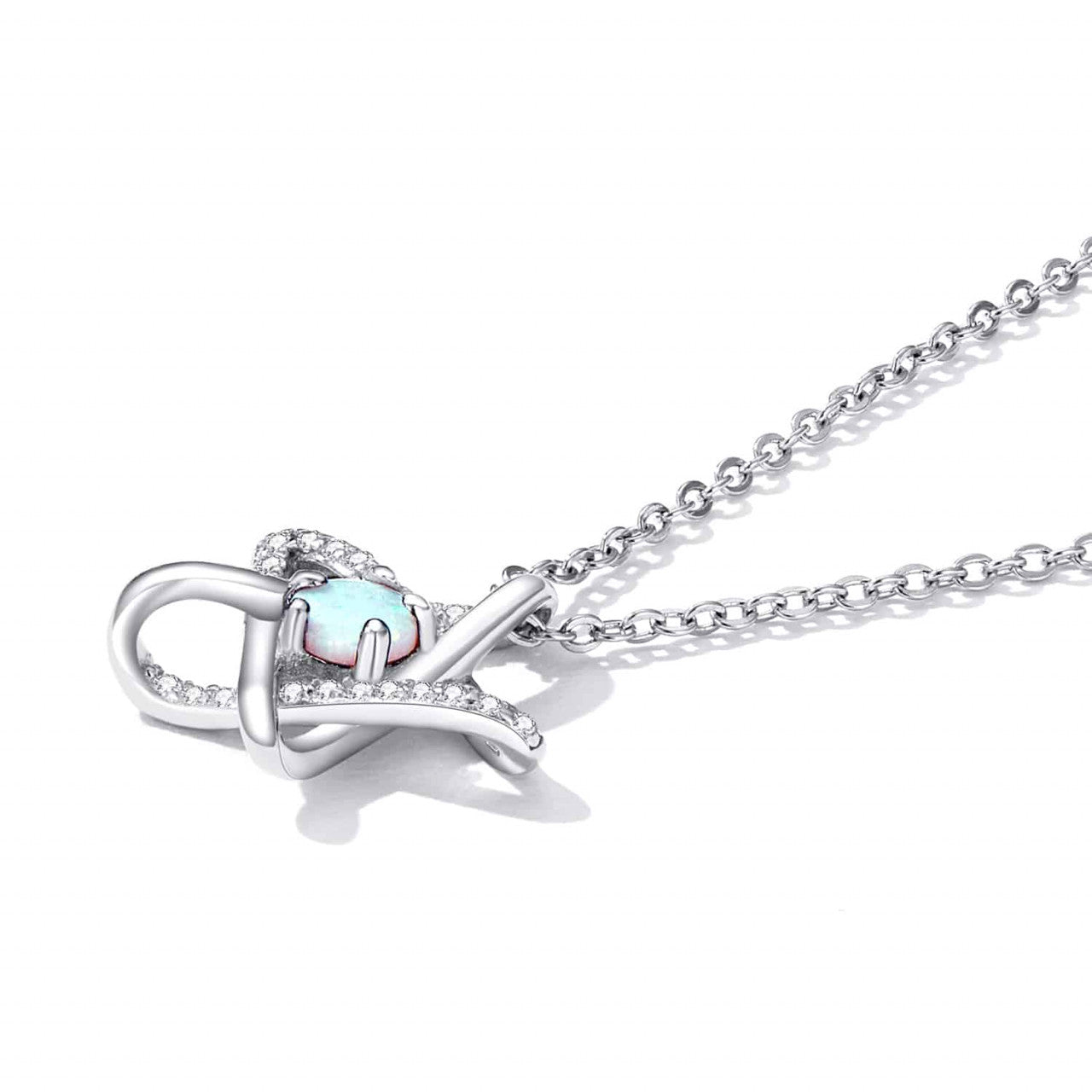 Lantisor Din Argint 925 OPAL STAR 2.5g