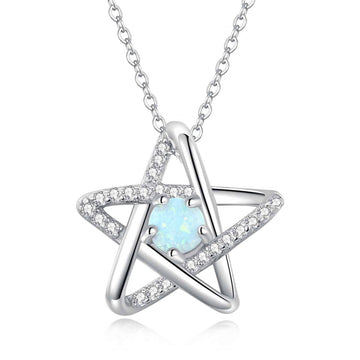 Lantisor Din Argint 925 OPAL STAR 2.5g