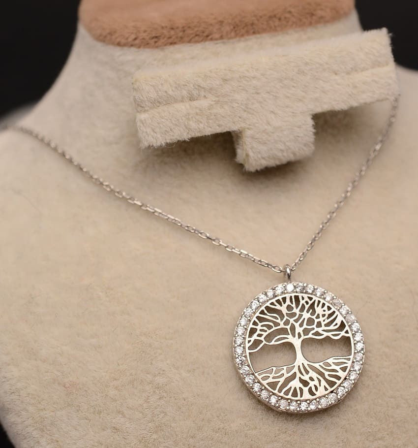 Lantisor Din Argint 925 TREE OF LIFE