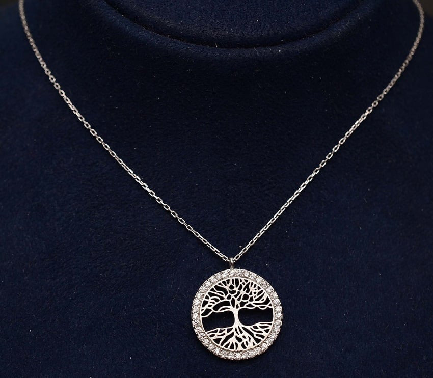 Lantisor Din Argint 925 TREE OF LIFE