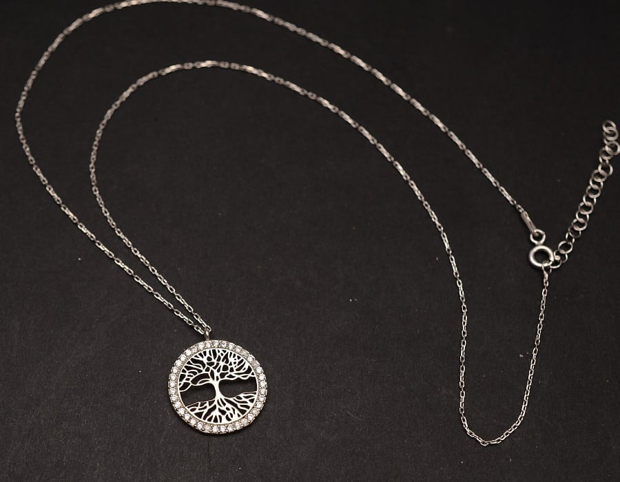 Lantisor Din Argint 925 TREE OF LIFE