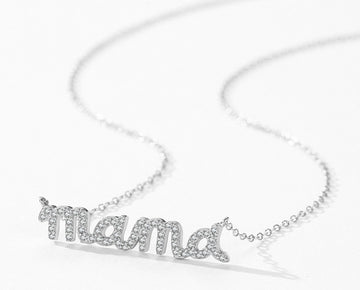 Lănțișor Elegant "Mama" din Argint 925 – Cadoul Perfect pentru Mamele Dragi