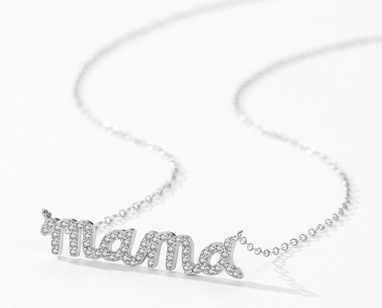 Lănțișor Elegant "Mama" din Argint 925 – Cadoul Perfect pentru Mamele Dragi