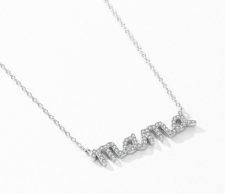 Lănțișor Elegant "Mama" din Argint 925 – Cadoul Perfect pentru Mamele Dragi