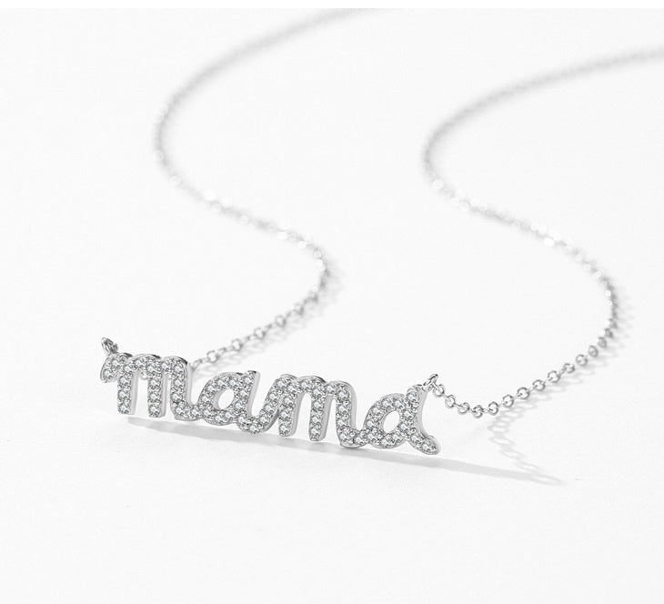 Lănțișor Elegant "Mama" din Argint 925 – Cadoul Perfect pentru Mamele Dragi