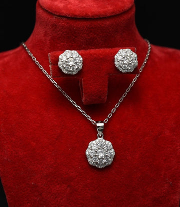 Set Argint 925 Cercei, Pandantiv, Lantisor Crystal Dream 6.5g
