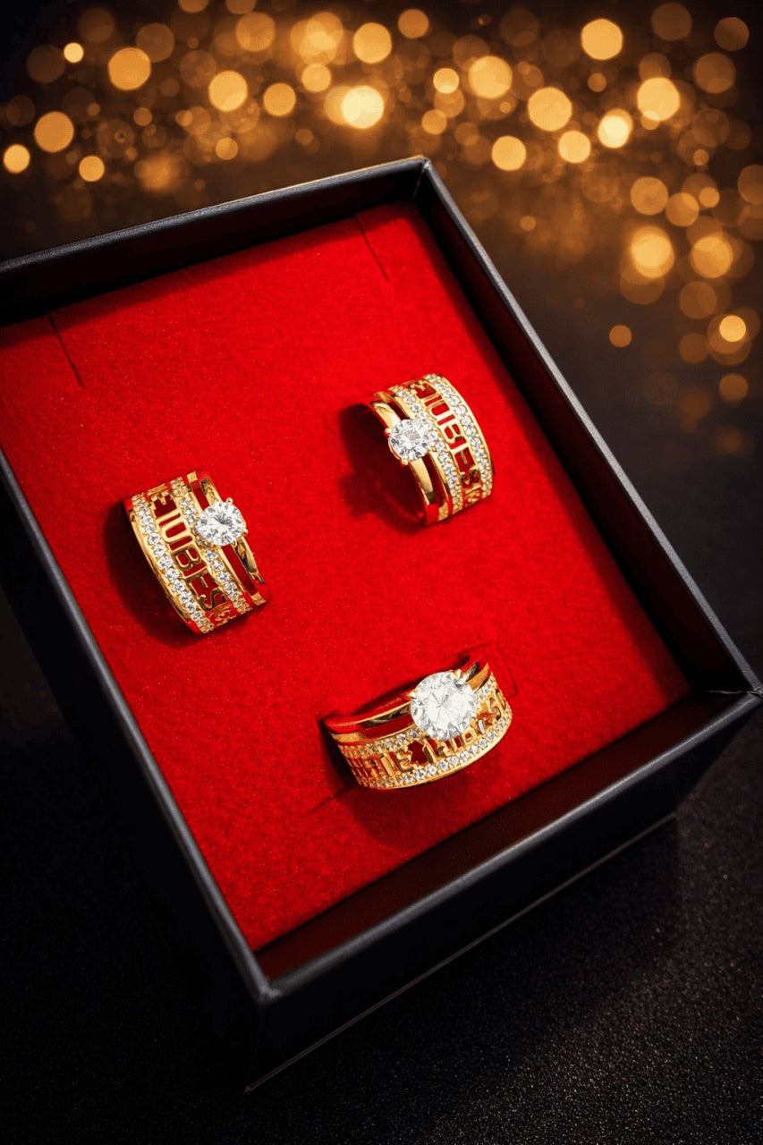 Set Argint 925 Model Verigheta, Cercei Te Iubesc Placat Aur 5.25g