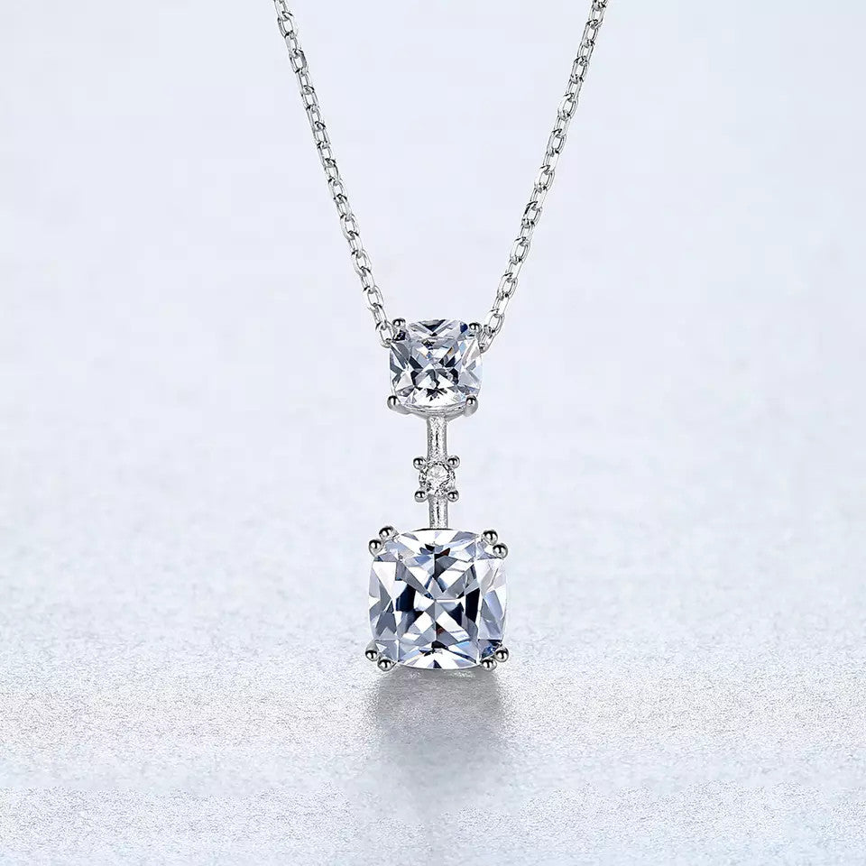 Set Colier si Cercei Din Argint 925 Cubic Zircon 3.7g