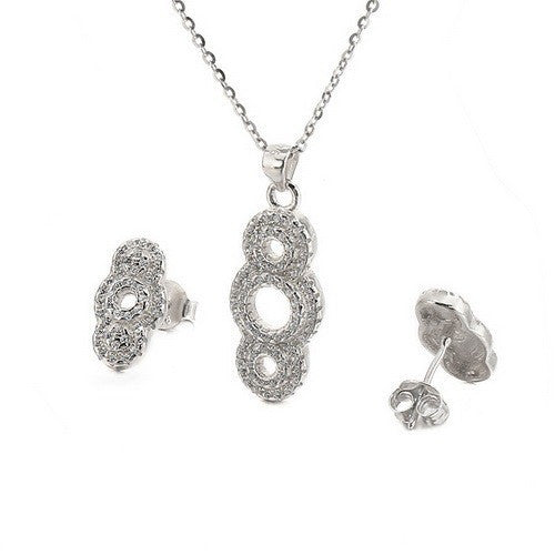Set Lantisor ,Pandantiv SAPHIRE 4g