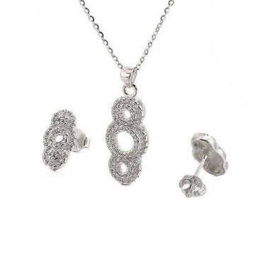 Set Lantisor ,Pandantiv SAPHIRE 4g