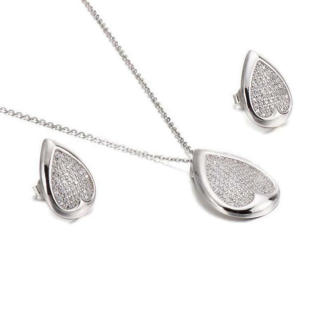 Set Lantisor, Pandantiv si Cercei Heart 10g