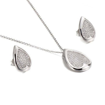 Set Lantisor, Pandantiv si Cercei Heart 10g