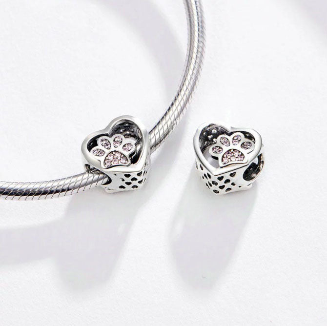 Talisman din Argint 925 -Footprint Stopper Bead