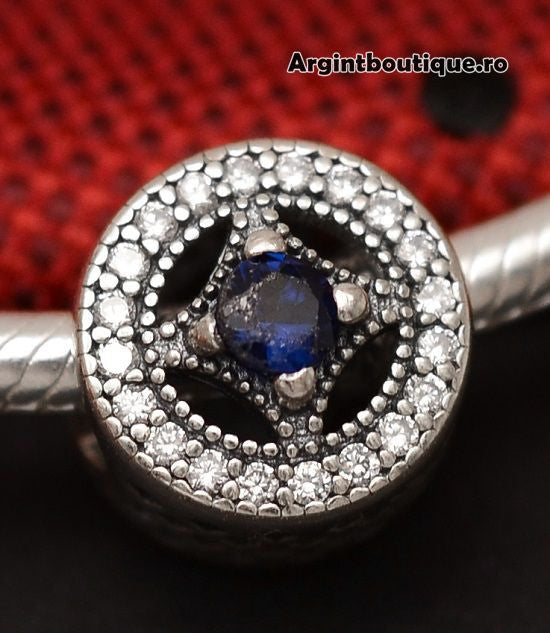Talisman Din Argint 925 PIATRA ALBASTRA
