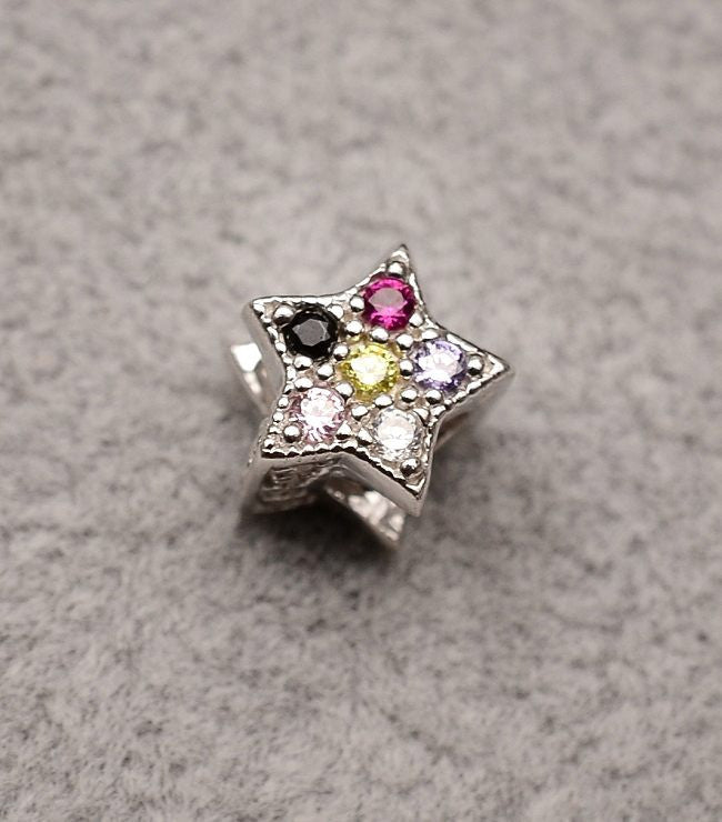 Talisman din Argint 925 -STAR FAIRY MULTICOLOR 2.5g